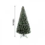 Αυτοφωτιζόμενο Χριστουγεννιάτικο Δέντρο 180εκ Οπτικής Ίνας Εναλλαγής Χρωμάτων