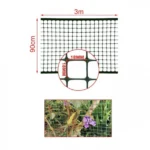 90x300cm Προστατευτικό Δίχτυ - Φράχτης Πλαστικό Πράσινο & Μάτι 18x18 mm