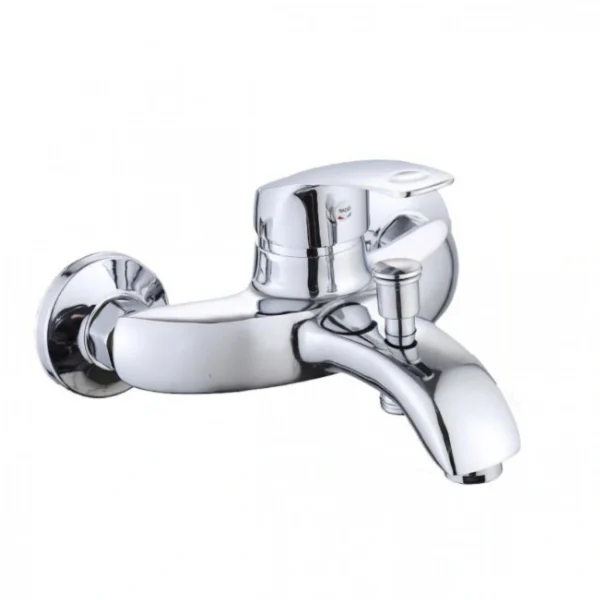 18x16x11cm Μπαταρία Μπάνιου Αναμεικτική Χρωμέ με Μαστούς & Ροζέτες