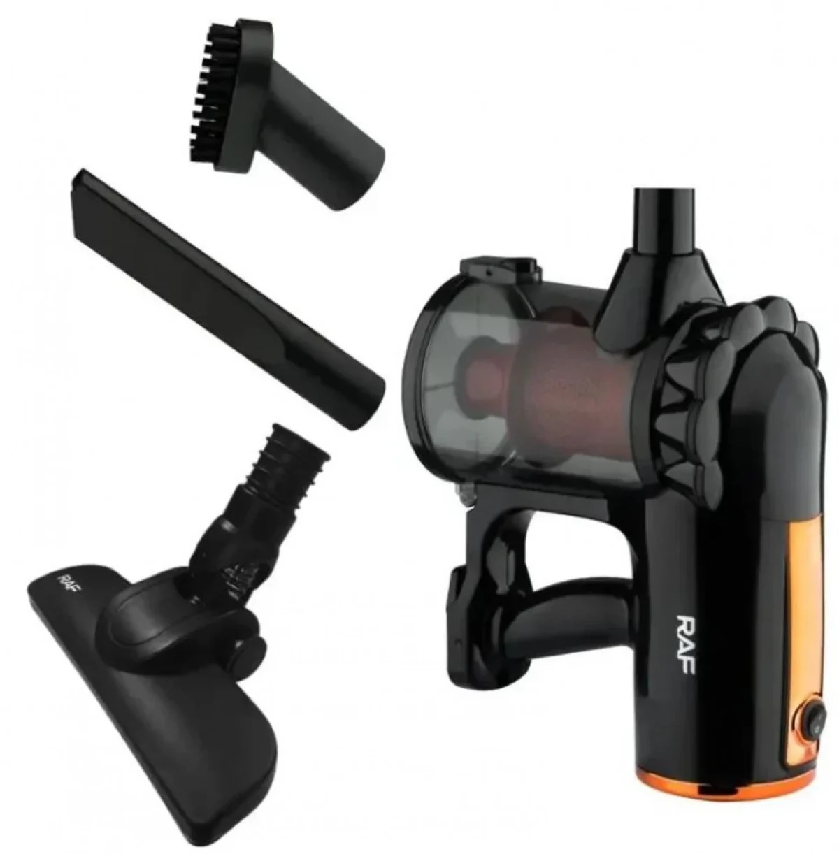 Ηλεκτρική Σκούπα Stick Χωρίς Σακούλα 2 σε 1 600W RAF R.8672