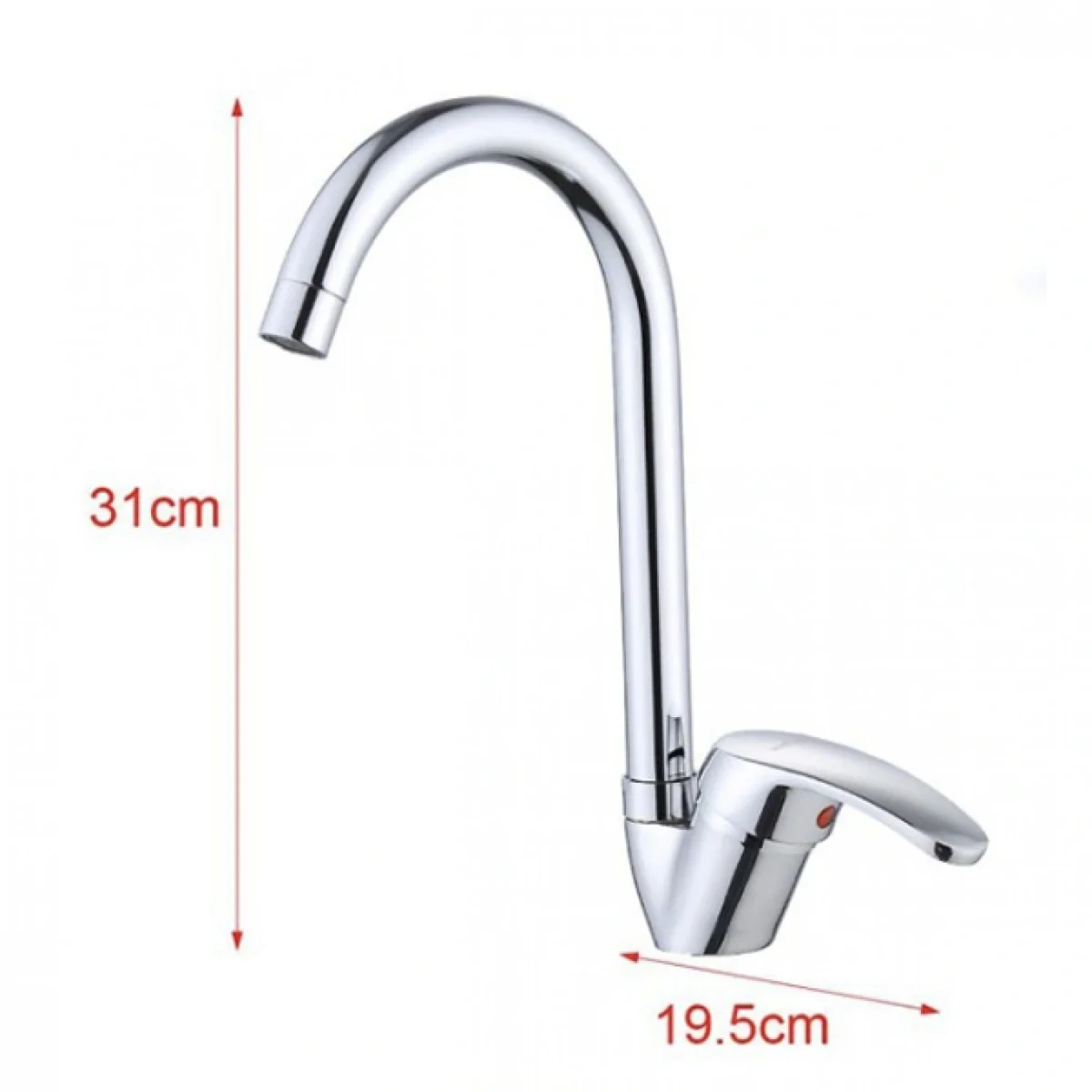 Μπαταρία Νεροχύτη Πάγκου Κουζίνας Αναμεικτική