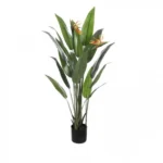 160cm Τεχνητό Διακοσμητικό Φυτό Πουλί του Παραδείσου με Λούλούδι σε Γλάστρα - Bird of Paradise