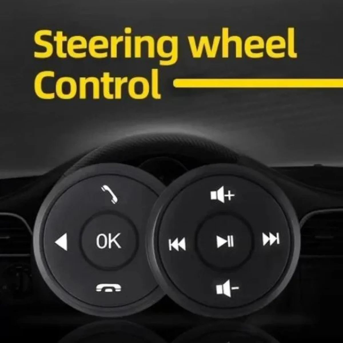 Ασύρματο Χειριστήριο Τιμονιού Αυτοκινήτου με Bluetooth - Smart Remote