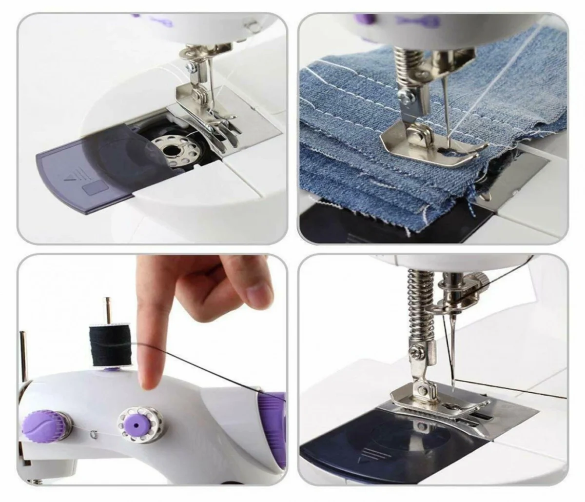 Mini Ραπτομηχανή Φορητή SM-201A – Mini Sewing Machine