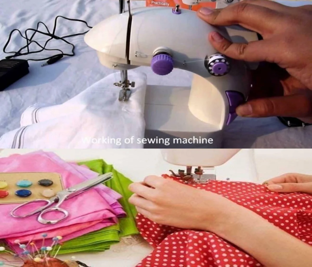 Mini Ραπτομηχανή Φορητή SM-201A – Mini Sewing Machine