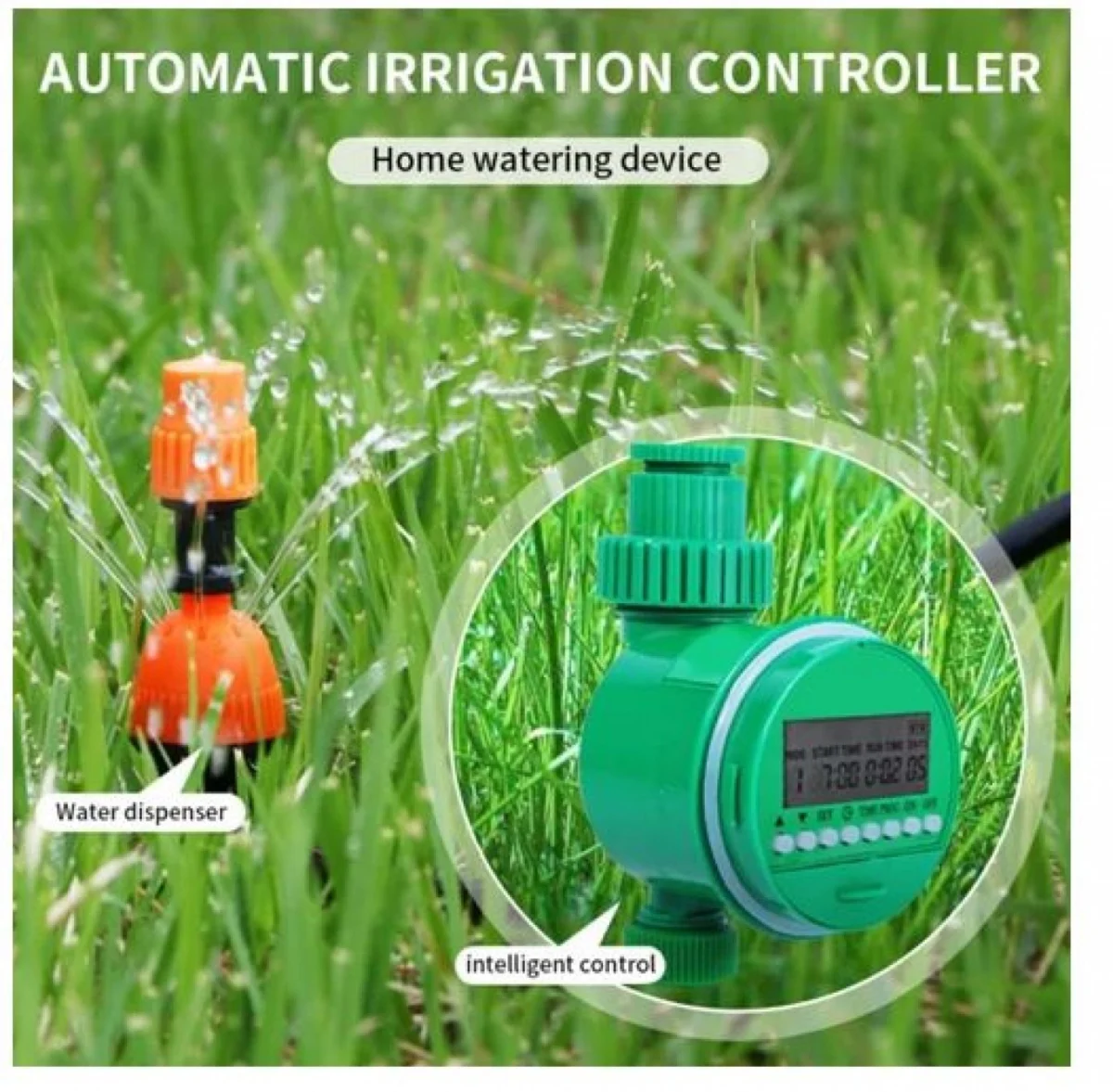 Ηλεκτρονικός Χρονοδιακόπτης Βρύσης – Προγραμματιστής Ποτίσματος Μπαταρίας (1 Έξοδος)