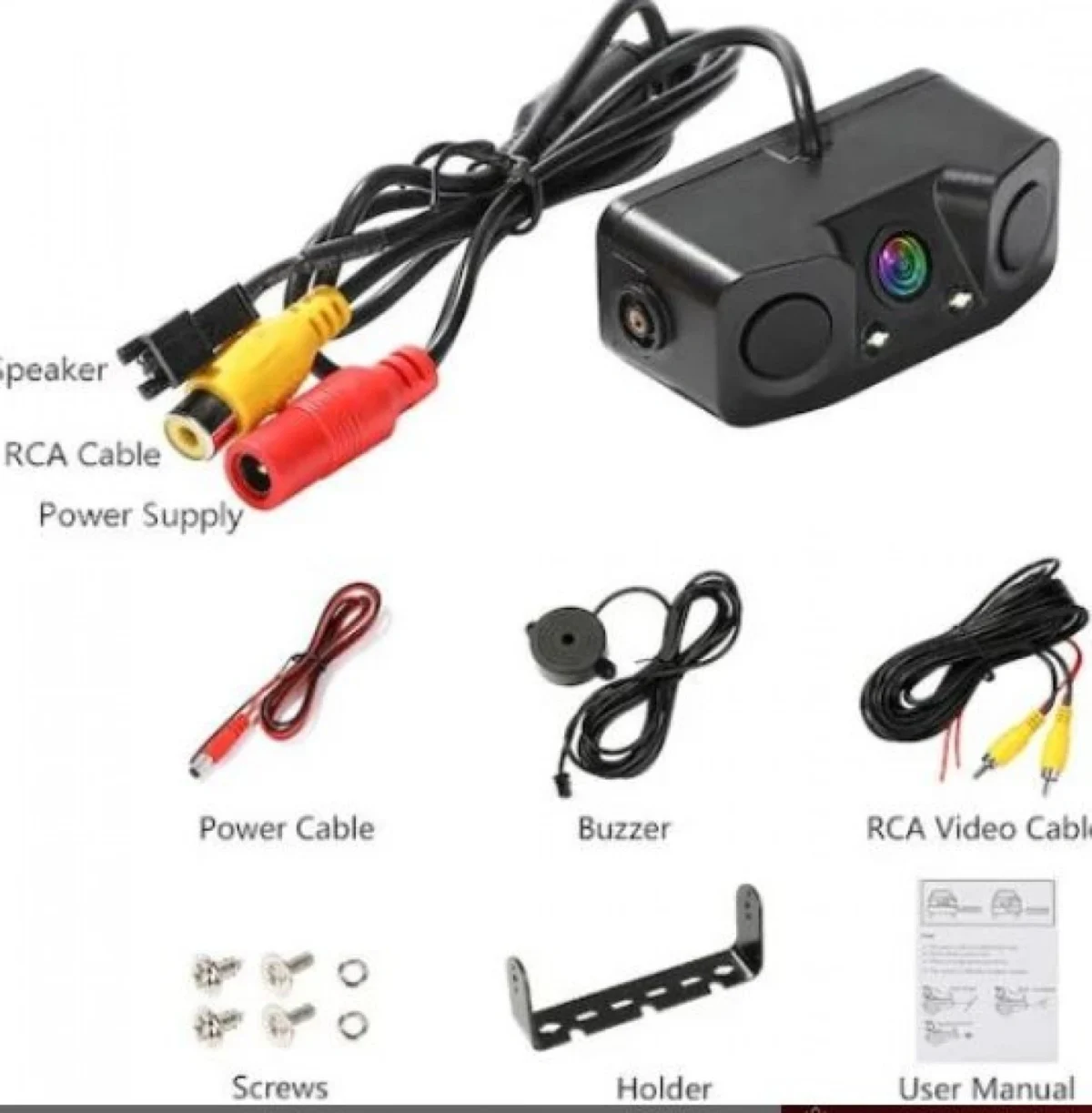 Heavy Duty Αδιάβροχη Κάμερα Οπισθοπορείας Αυτοκινήτου με Νυχτερινή Λήψη 12V/24V - Car Rear View Camera