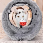 Σήραγγα Τούνελ για Κατοικίδια από Μαλλί Προβάτου – Σχήμα Ι 60x25cm