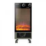 Ελεύθερη Σόμπα Αερόθερμο με Ρεαλιστική Φλόγα Τζακιού – 1800W