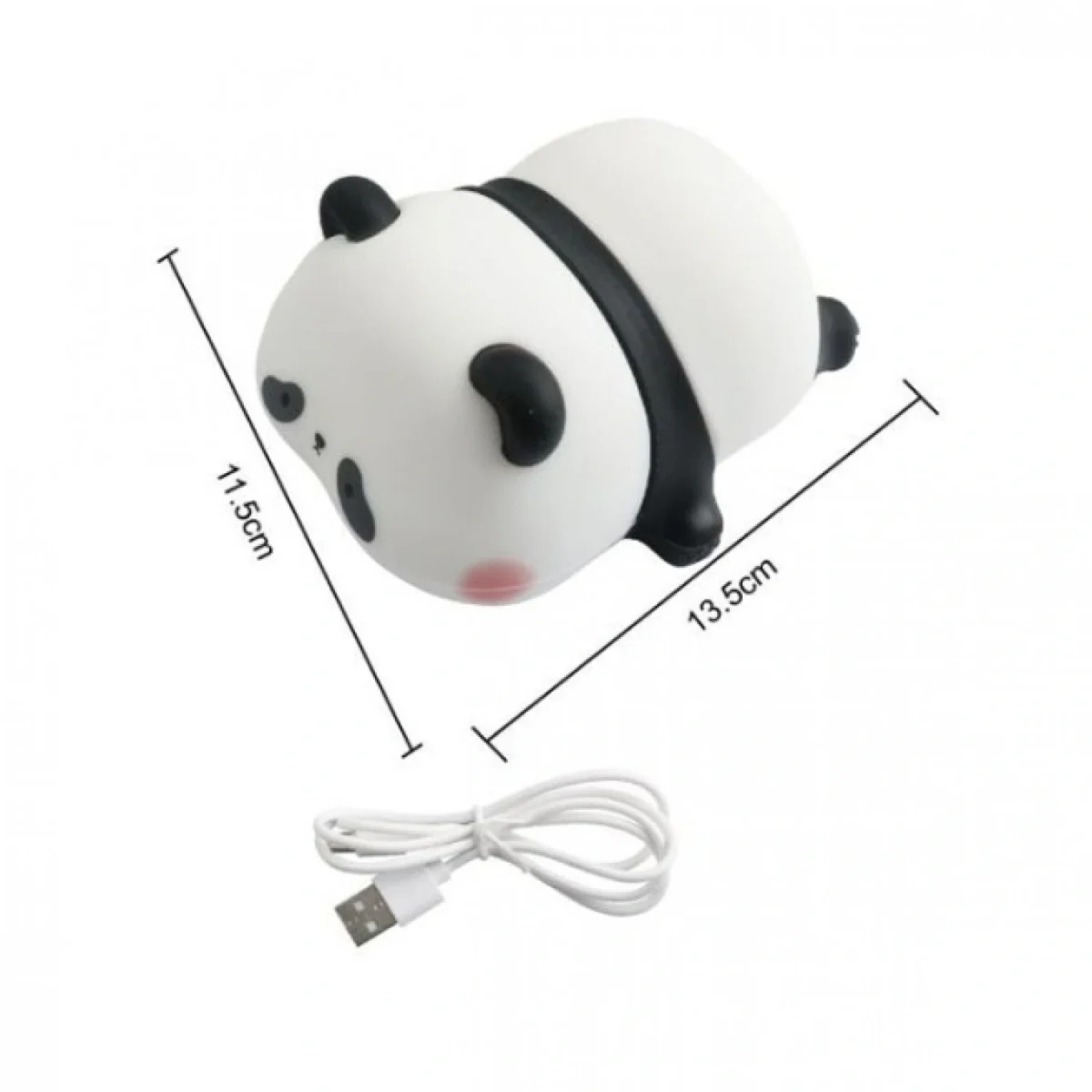 Φωτιστικό Νυκτός Πάντα – Χαριτωμένο LED Φως Ύπνου από Σιλικόνη, με Απαλό Αγγιγμα Ενεργοποίησης