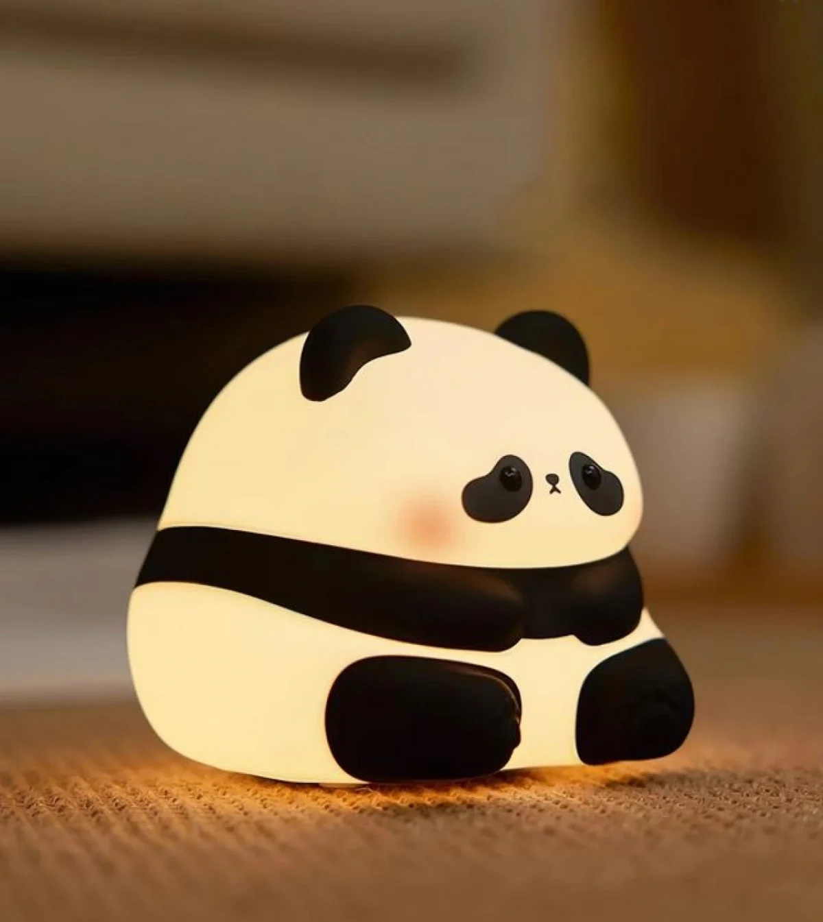 Φωτιστικό Νυκτός Πάντα – Χαριτωμένο LED Φως Ύπνου από Σιλικόνη, με Απαλό Αγγιγμα Ενεργοποίησης