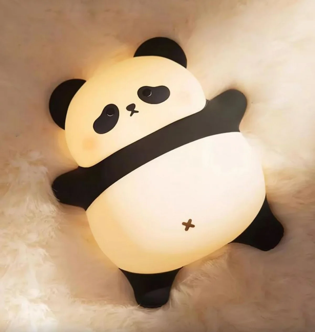 Φωτιστικό Νυκτός Πάντα – Χαριτωμένο LED Φως Ύπνου από Σιλικόνη, με Απαλό Αγγιγμα Ενεργοποίησης