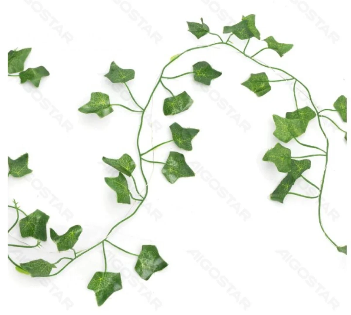 Ηλιακά LED Φώτα Θερμού Λευκού Φωτισμού 2700K με Τεχνητά Φύλλα Κισσού 5m + 2 – Για Εσωτερική & Εξωτερική Διακόσμηση