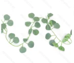 Ηλιακά LED Φώτα Θερμού Λευκού Φωτισμού 2700K με Τεχνητά Φύλλα Ευκάλυπτου 5m + 2 – Για Εσωτερική & Εξωτερική Διακόσμηση