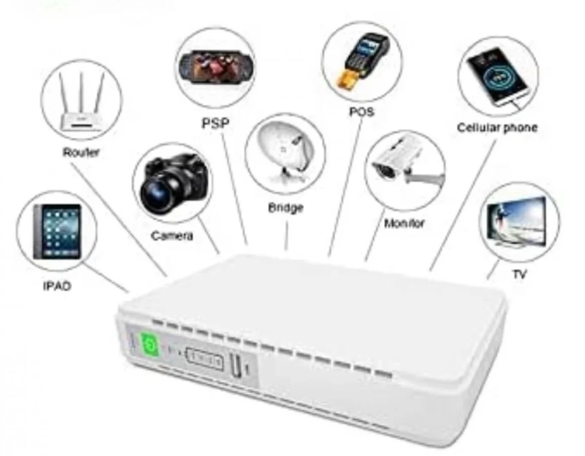 Παροχή Αδιάλειπτης Τροφοδοσίας Mini UPS Jiageng JG761 8800mAh