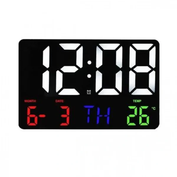 Ψηφιακό Ρολόι Ξυπνητήρι GH-0717L με Ημερομηνία και Θερμόμετρο