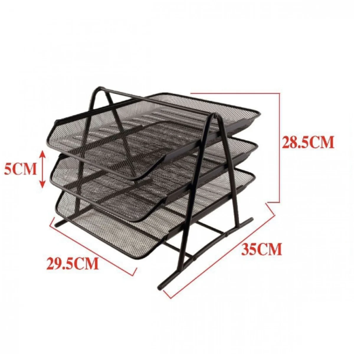 Μεταλλικος Δίσκος - Συρταριέρα Αρχειοθέτησης Εγγράφων 3 Θέσεων28.5x35x29.5cm