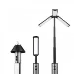 Φορητός Τηλεσκοπικός Προβολέας – Αναδιπλούμενος Φακός LED με 3 Κεφαλές