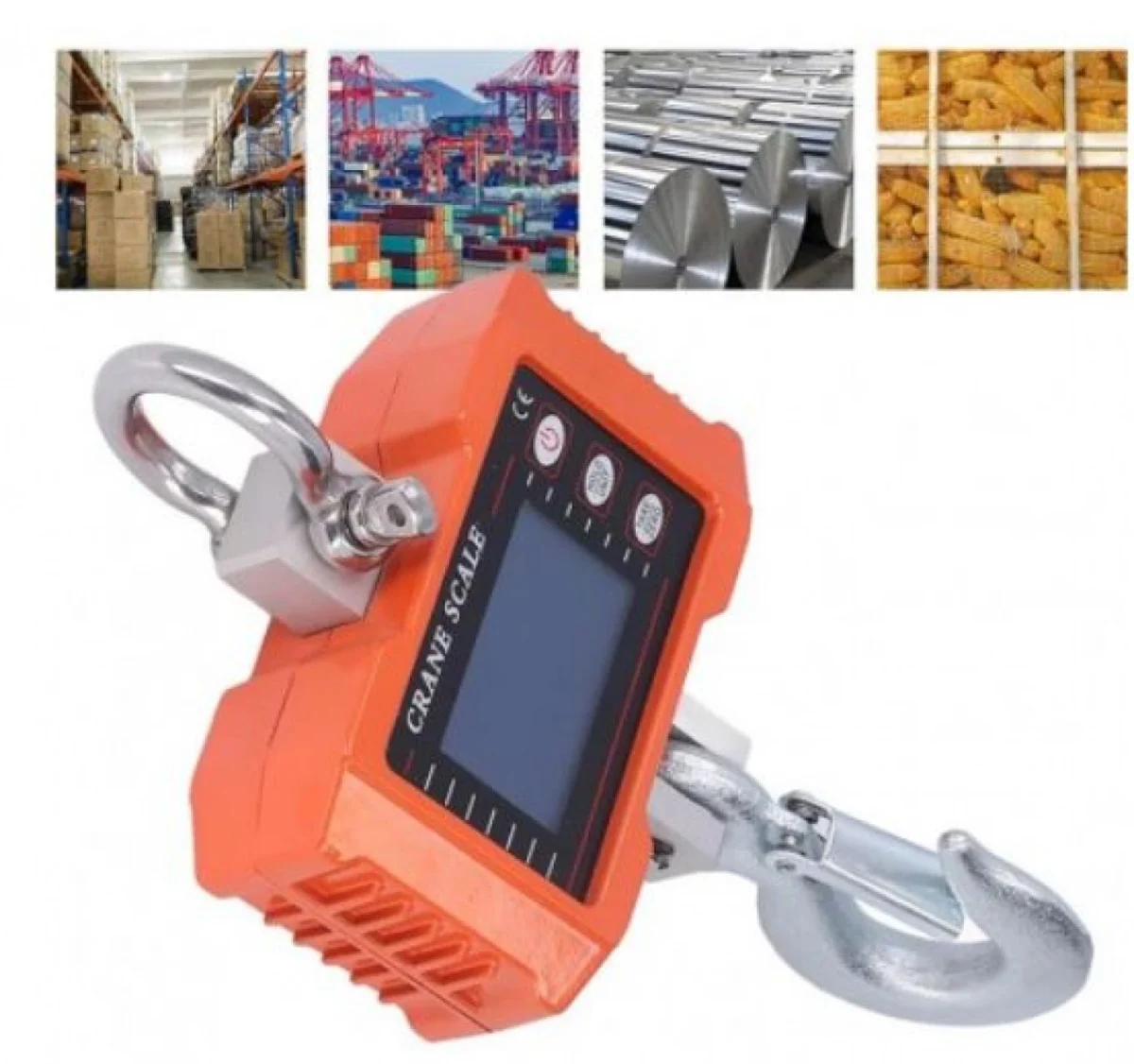 Ψηφιακή Κρεμαστή Ζυγαριά Τσιγκέλι 1000Kg