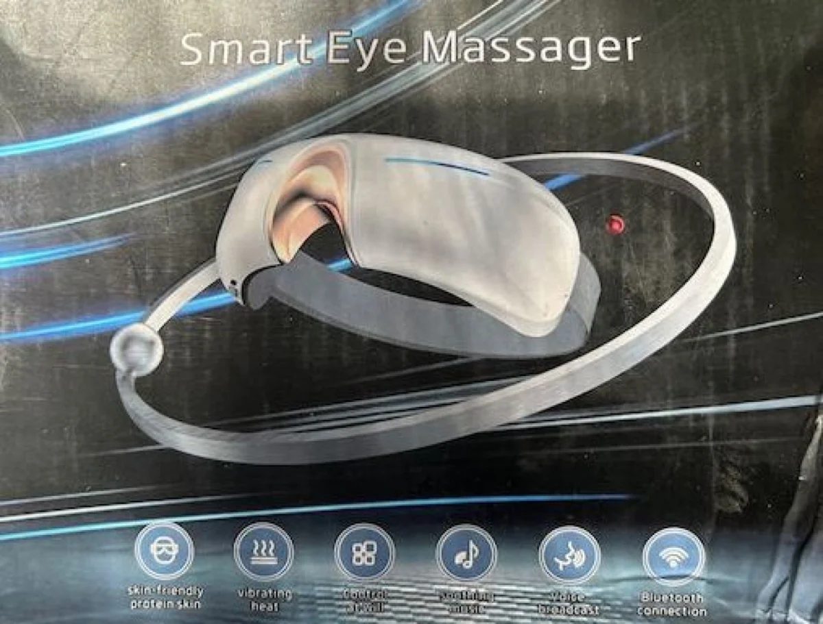 Συσκευή Μασάζ Ματιών με Υπέρυθρη Θερμότητα & Δόνηση