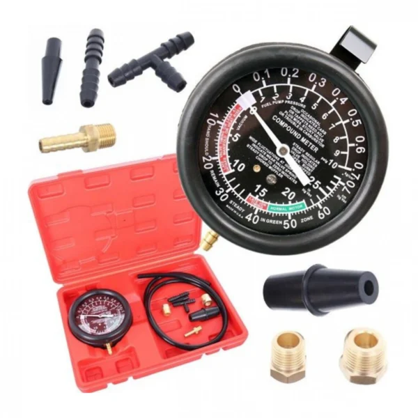 Κιτ Μετρητή Πίεσης Καυσίμου 0–10 bar με Θήκη Μεταφοράς