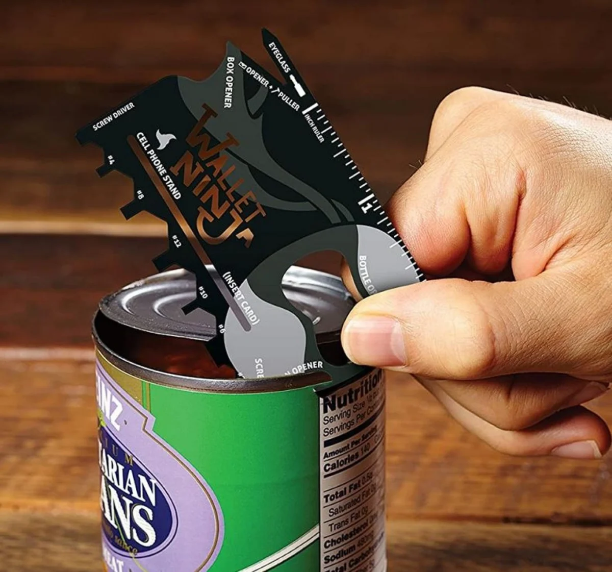 Πολυεργαλείο Πορτοφολιού Ninja 18 σε 1 σε Μέγεθος Πιστωτικής Κάρτας - Ninja Wallet Card Sized Multitool