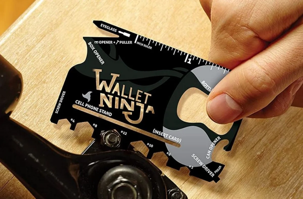 Πολυεργαλείο Πορτοφολιού Ninja 18 σε 1 σε Μέγεθος Πιστωτικής Κάρτας - Ninja Wallet Card Sized Multitool