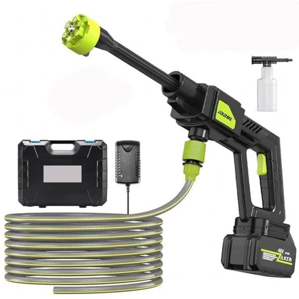 Φορητό Ηλεκτρικό Πιστόλι Πλυσίματος - Πιεστικό νερού 48V MDHL- 8100 30BAR με Ακροφύσιο 6 Λειτουργιών