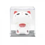 Διακοσμητική Τυχερή Λευκή Γάτα Καλωσορίσματος Ηλιακή - Feng Shui Welcome Cat 6,5cm Solar