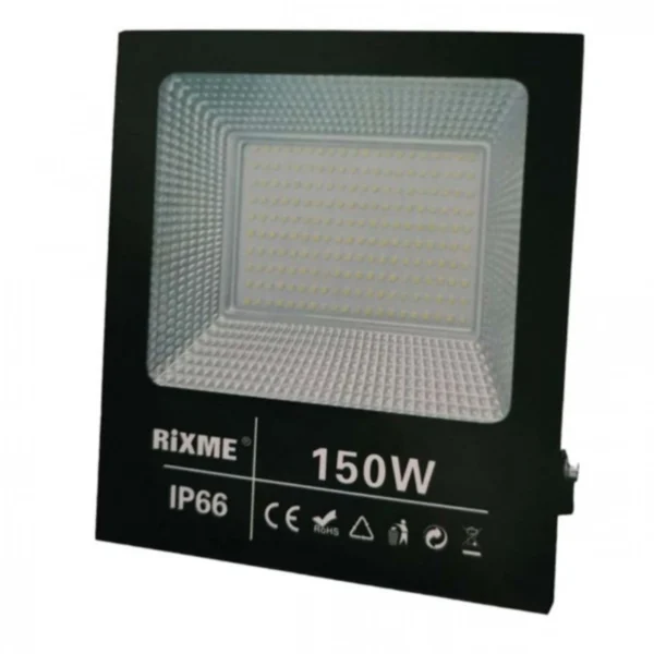 150W Προβολέας LED Αλουμινίου IP66 25x28x4.5cm Λευκού Φωτισμού 648SMD - RZ-157