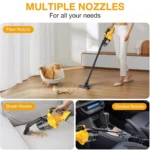 Επαναφορτιζόμενο Σκουπάκι Αναρρόφησης Υγρών / Στερεών με Μπαταρία 20v