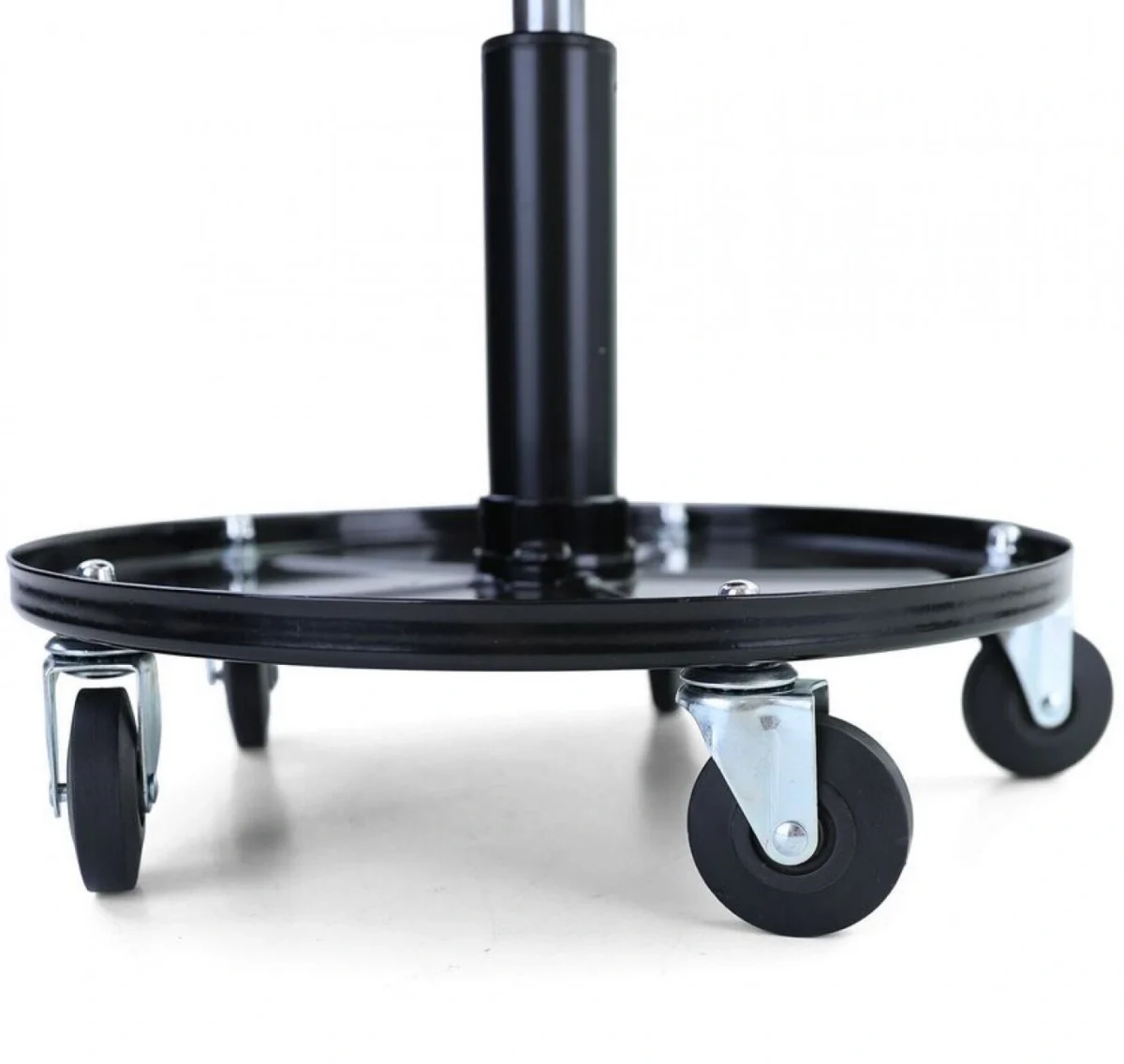 Σκαμπό Πτυσσόμενο με Αποθηκευτικό Χώρο 38x38x38cm απο Faux Δέρμα, Γκρί