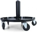 Σκαμπό Πτυσσόμενο με Αποθηκευτικό Χώρο 38x38x38cm απο Faux Δέρμα, Γκρί