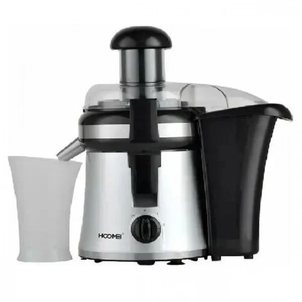 Αποχυμωτής 350W Ασημί – Φυγοκεντρικός, 2 Ταχύτητες, 1L Υπολείμματα, με Φίλτρο Inox HM-6925