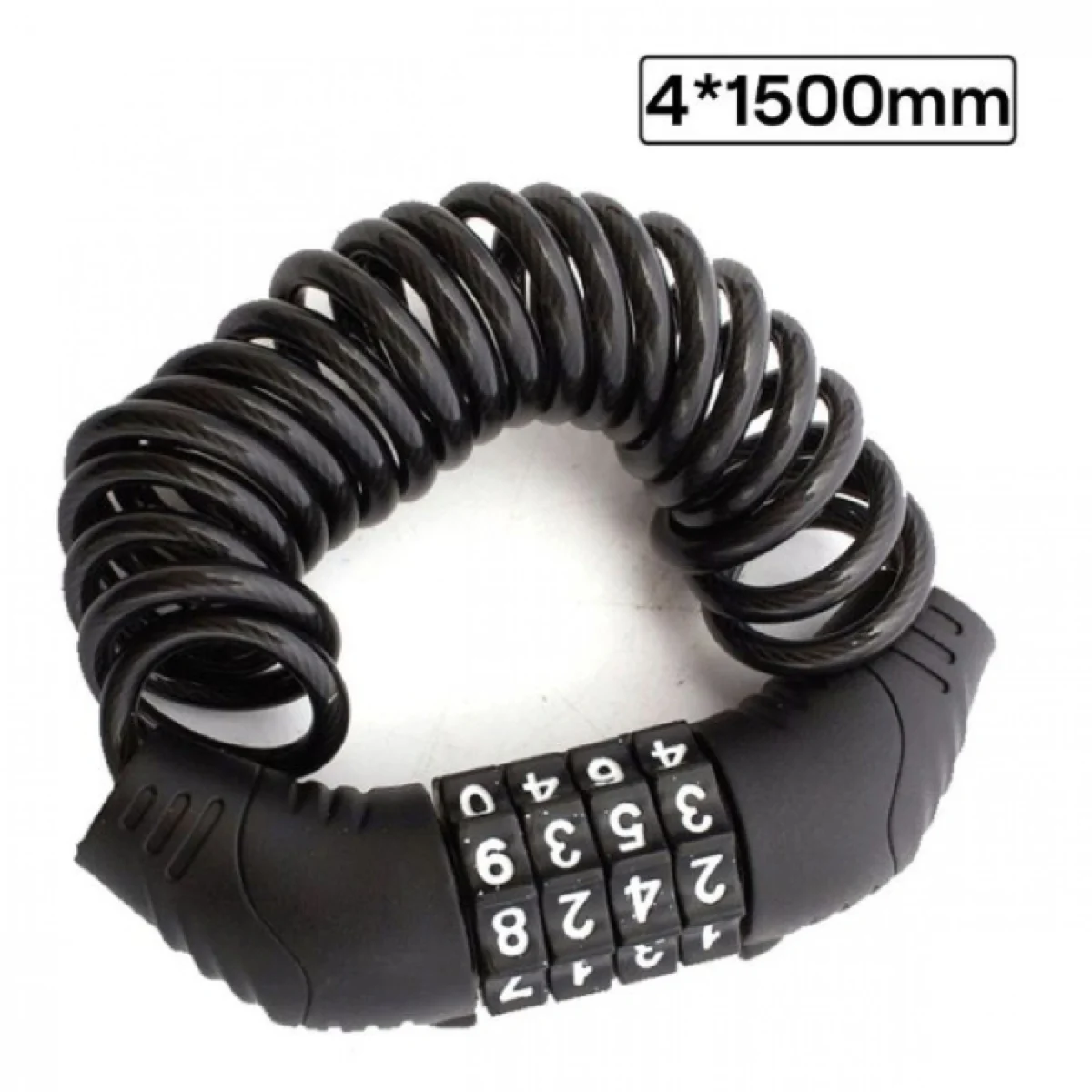 Αντικλεπτική Κουλούρα Μηχανής Ποδηλάτου με Συνδυασμό 4x1500mm