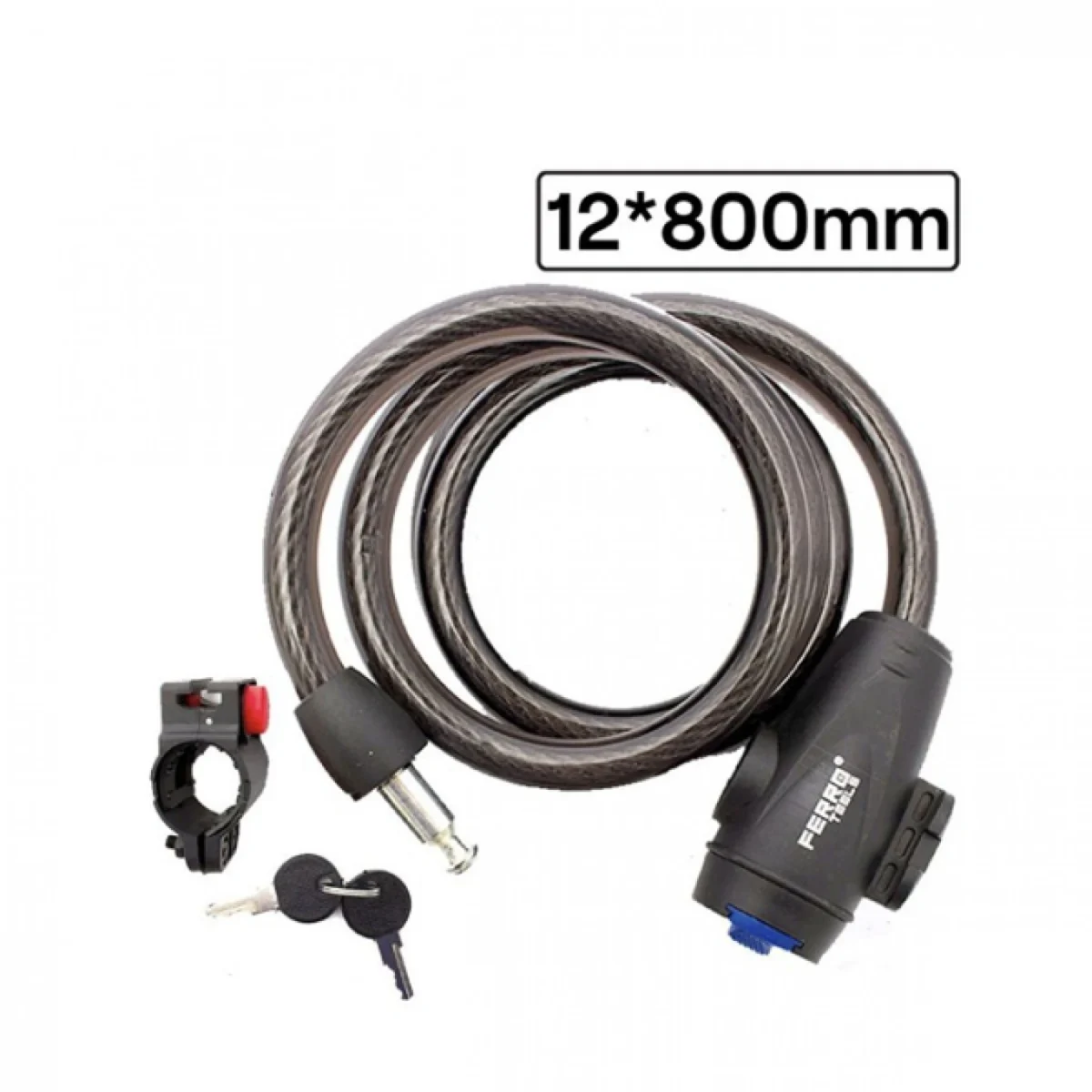 Αντικλεπτική Κουλούρα Μηχανής Ποδηλάτου 12x800mm