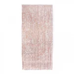 100×215cm Κουρτίνα Πόρτας με Πολύχρωμες Χάντρες PVC