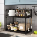 Ραφιέρα Αποθήκευσης 2 Επιπέδων για Κουζίνα - Φούρνο Μικροκυμάτων 49x48x26cm