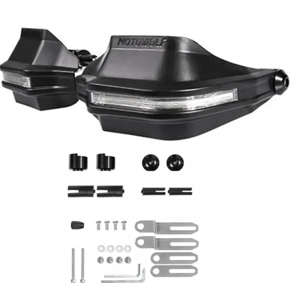 Σετ Προστατευτικά 22mm 7/8 με Φλας για το Grip Τιμονιού Μηχανής 2τμχ