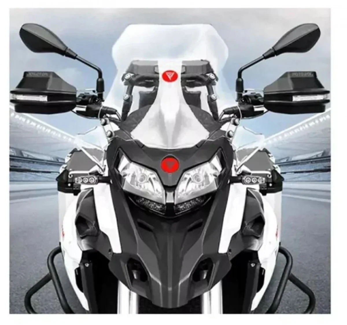 Σετ Προστατευτικά 22mm 7/8 με Φλας για το Grip Τιμονιού Μηχανής 2τμχ