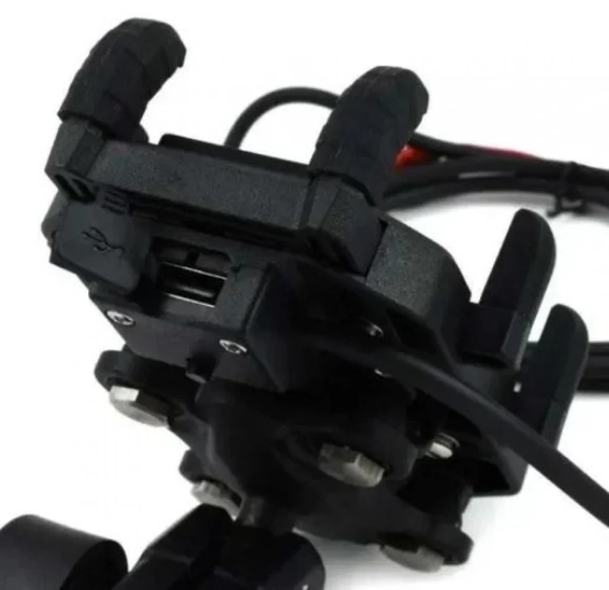 Βάση Κινητού για Τιμόνι Μοτοσυκλέτας με Ρυθμιζόμενο Βραχίονα και Σύστημα Φόρτισης Motowolf MDL2827