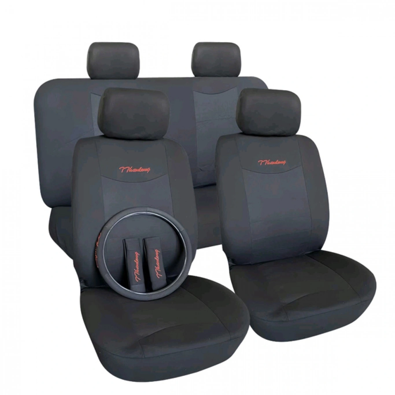 Πλήρες Σετ 10τμχ Universal Καλύμματα Καθισμάτων, Τιμονιού & Ζωνών Αυτοκινήτου – Πολυεστέρας Πλήρες Σετ 10τμχ Universal Καλύμματα Καθισμάτων, Τιμονιού & Ζωνών Αυτοκινήτου – Πολυεστέρας