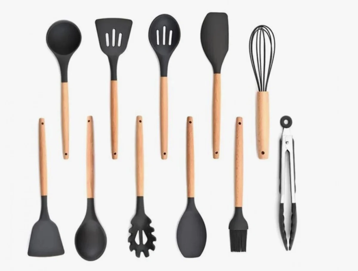 Σετ Εργαλείων Μαγειρικής 12τμχ με Βάση Οργάνωσης