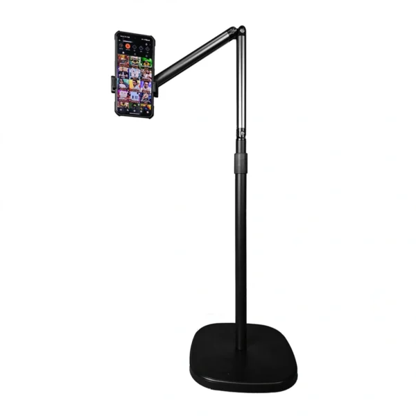 Μεταλλική Επιδαπέδια Βάση Κινητού Handsfree L-01 με Προσαρμοζόμενο Βραχίονα 1.5m