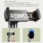 Μεταλλική Επιδαπέδια Βάση Κινητού Handsfree L-01 με Προσαρμοζόμενο Βραχίονα 1.5m