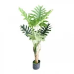 165cm Τεχνητό Διακοσμητικό Φυτό Φιλόδεντρο Σέλουμ σε Γλάστρα - 25978