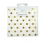 Σετ 12τεμ Χαρτοπετσέτες για Πάρτι με Χρυσά Πουά – Gold Poua