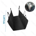 Προστατευτικό Κάλυμμα Αυτοκινήτου για Κατοικίδια 147x145cm – Μαύρο