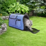 Ανθεκτική Τσάντα Μεταφοράς Κατοικίδιων με Αερισμό – 53.5x27x23cm Γαλάζιο