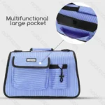 Ανθεκτική Τσάντα Μεταφοράς Κατοικίδιων με Αερισμό – 53.5x27x23cm Γαλάζιο